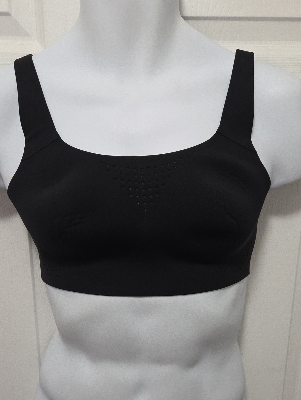 Victoria's Secret Black Wireless Support Bra with Wide Straps